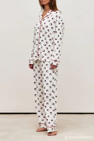 Chemise de pyjama Hello Kitty Sanrio Multikittiz - Blanc