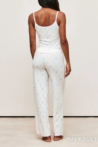 Top de pyjama Pointbisouniz - Blanc