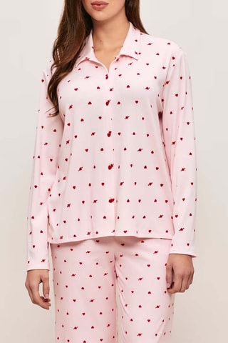 Camicia pigiama Loveliz - Rosa