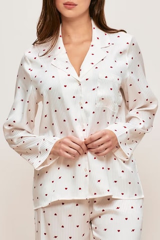 Camicia pigiama Loverayiz - Ecrù