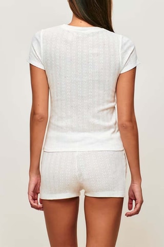 T-shirt de pyjama Whitepointiz - Blanc