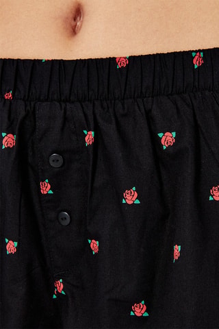 Short de pyjama Popeliz - Noir
