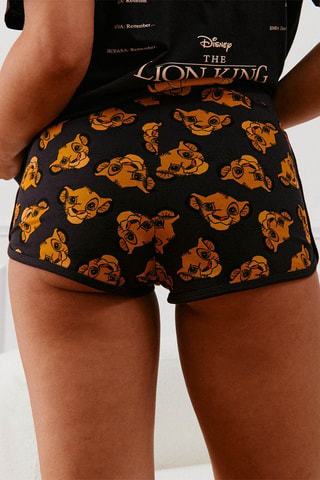 Short de pyjama Simba Le Roi Lion Disney Lioniz - Noir