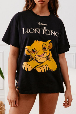 Short de pyjama Simba Le Roi Lion Disney Lioniz - Noir