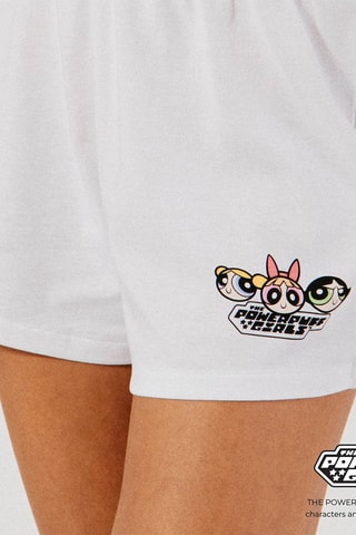 Short de pyjama Les Super Nanas Bubblesiz - Blanc