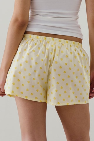Short de pyjama Shortpopiz - Jaune