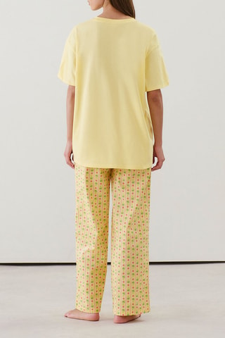 Pantalon de pyjama Summergraphiz - Jaune