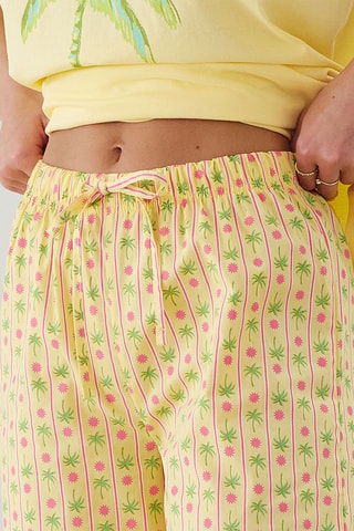 Pantalon de pyjama Summergraphiz - Jaune