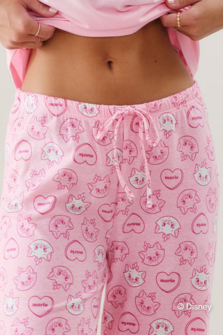 Pantalon de pyjama Marie Les Aristochats Disney Jourdimaryiz - Rose