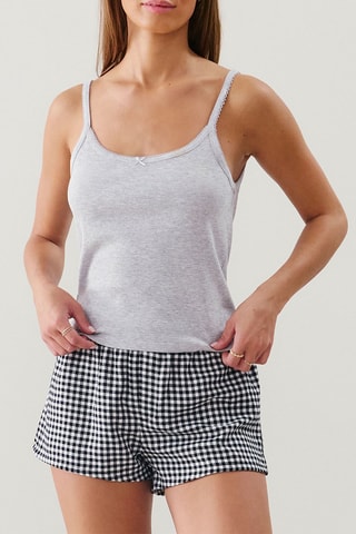 Short de pyjama Exnewblossomiz - Noir