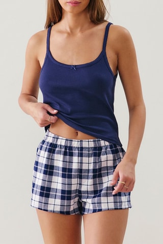 Short de pyjama Exnewblossomiz - Bleu marine