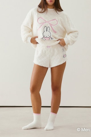 Shorts pigiama Miffy Miffy e i suoi amici Furmiffiz - Bianco