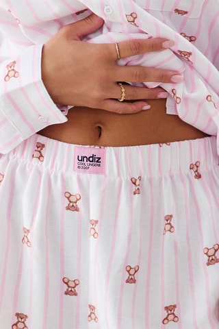 Shorts pigiama Flanelliz - Ecrù