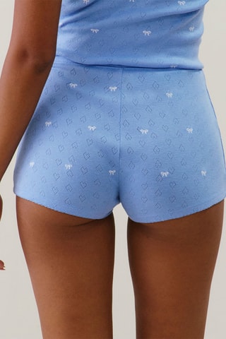 Shorts pigiama Bowbrodiz - Celeste