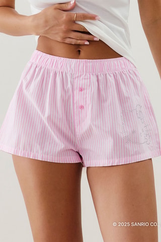 Short de pyjama Hello Kitty Sanrio Strasskittyiz - Rose