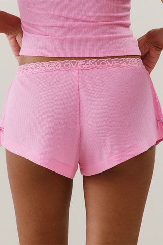 Short de pyjama Lovelaciz - Rose