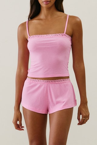 Short de pyjama Lovelaciz - Rose