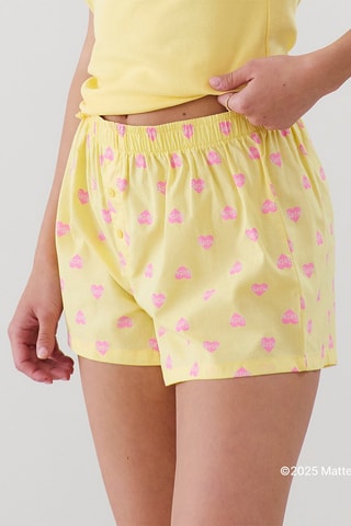 Short de pyjama Babybarbiz - Jaune