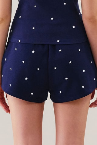 Shorts pigiama Broderiz - Navy
