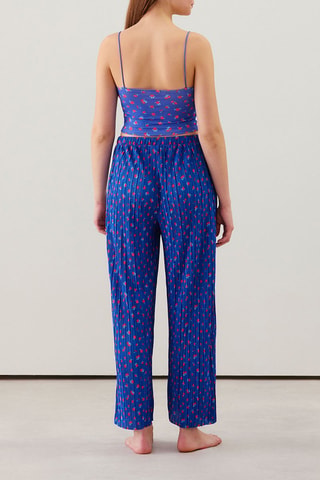 Pantaloni pigiama Newlolitiz - Blu elettrico e rosso
