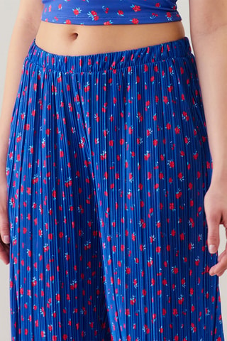 Pantaloni pigiama Newlolitiz - Blu elettrico e rosso