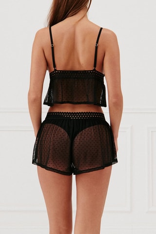 Short de pyjama Plumetigraphiz - Noir