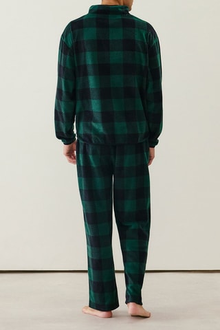 Pantaloni pigiama Carrpolairiz - Verde scuro e nero