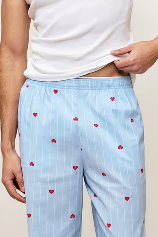 Pantalon de pyjama Luckloviz - Bleu clair
