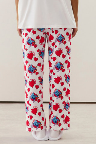 Pantalon de pyjama Stich Lilo et Stitch Disney Cutestitchiz - Ecru