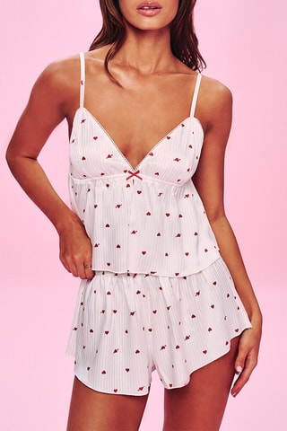 Short de pyjama Loverayiz - Blanc