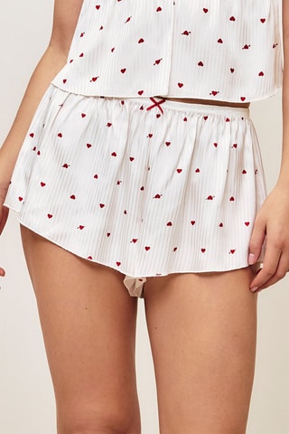 Short de pyjama Loverayiz - Blanc