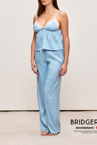 Pantaloni pigiama Bridgerton Blueroseliz - Azzurro