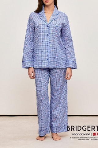 Pantaloni pigiama Bridgerton Simoniz - Navy