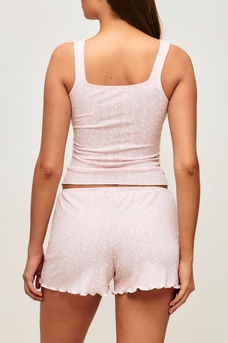 Short de pyjama Flowersquariz - Rose