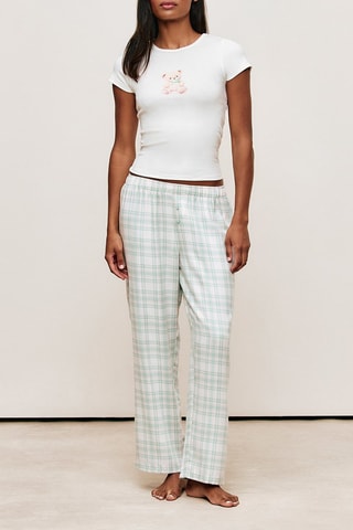 Pantaloni pigiama Cuteanimiz - Verde chiaro