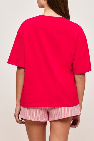 Short de pyjama Loveliz - Rouge