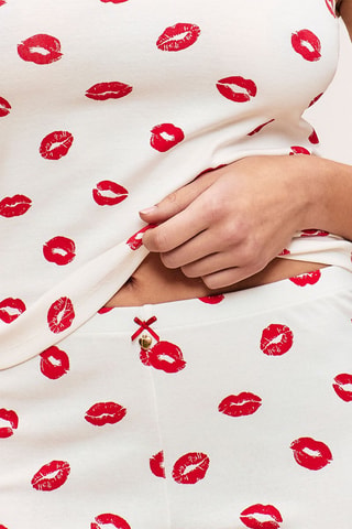 Short de pyjama Lovepointiz - Blanc