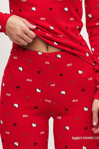 Pantalon de pyjama Hello Kitty Sanrio Winterkittiz - Rouge