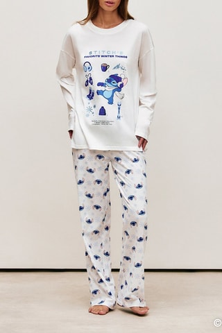 Pantalon de pyjama Stitch Lilo et Stitch Disney Skistitchiz - Blanc