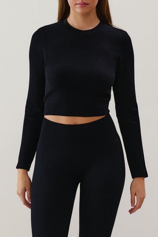 Crop top Minerviz - Noir