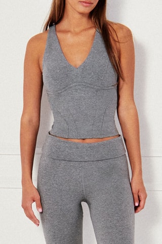 Top Balletgirliz - Grigio melange