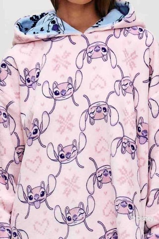 Robe sweat réversible Angel et Stitch Lilo et Stitch Disney - Ciel