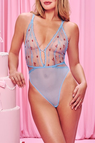 Body perizoma Kissmesoftliz - Azzurro