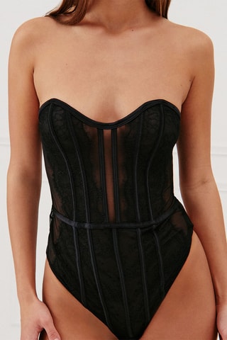 Body bustier Milenaiz - Preto