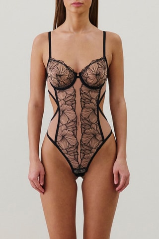 Body-string Lindaiz - Noir