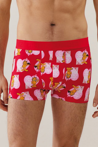 Boxer Garflied - Rouge