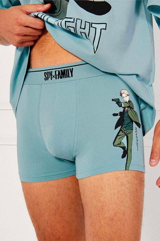 Boxer Loid Forger Spy X Family Spyfamiliz - Bleu clair