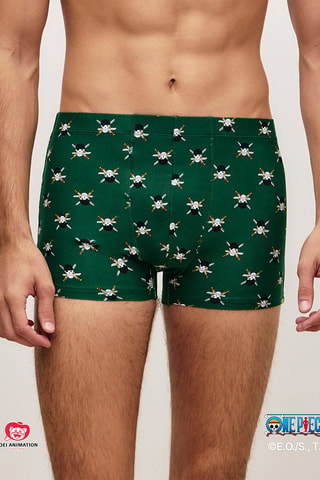 Boxer One Peace - Vert foncé