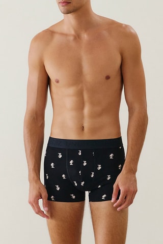 Boxer Snoopy - Noir