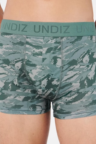 Boxer Repeatiz - Bleu pétrole et vert